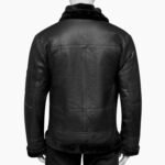 Men's Black Shearling Jacket