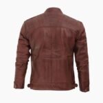 Men's Brown Motorcycle Leather Jacket