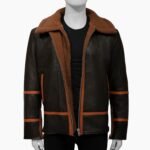 Mens Brown Shearling Jacket