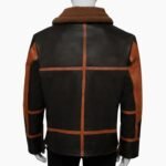 Mens Brown Shearling Jacket