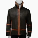 Mens Brown Shearling Jacket