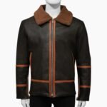Mens Brown Shearling Jacket