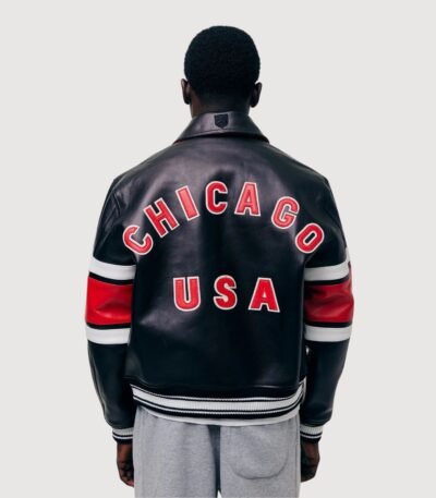 Men's Genuine Chicago USA Leather Jacket