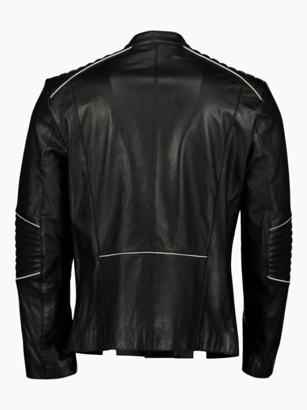 Men's Hamilton Racer Biker Style Leather Jacket