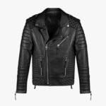Mens Lambskin Leather Moto Jacket Urban Edge