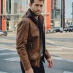 Mens Leather Jacket With Removable Hood Genuine Style Leather Jackets