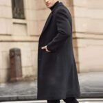 Men's Long Trench Coat Woolen Coat