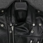 Mens Multi Zipper Biker Genuine Style Leather Jackets