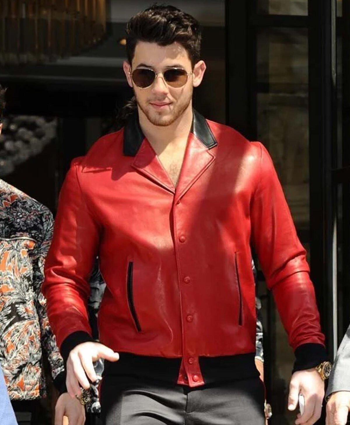 Mens Nick Jonas Red Jacket