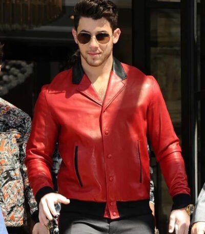 Mens Nick Jonas Red Jacket