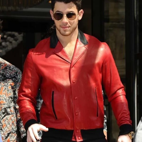 Mens Nick Jonas Red Jacket