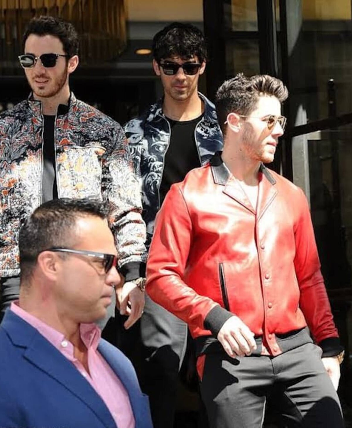Mens Nick Jonas Red Jacket