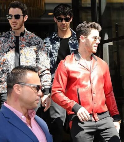Mens Nick Jonas Red Jacket