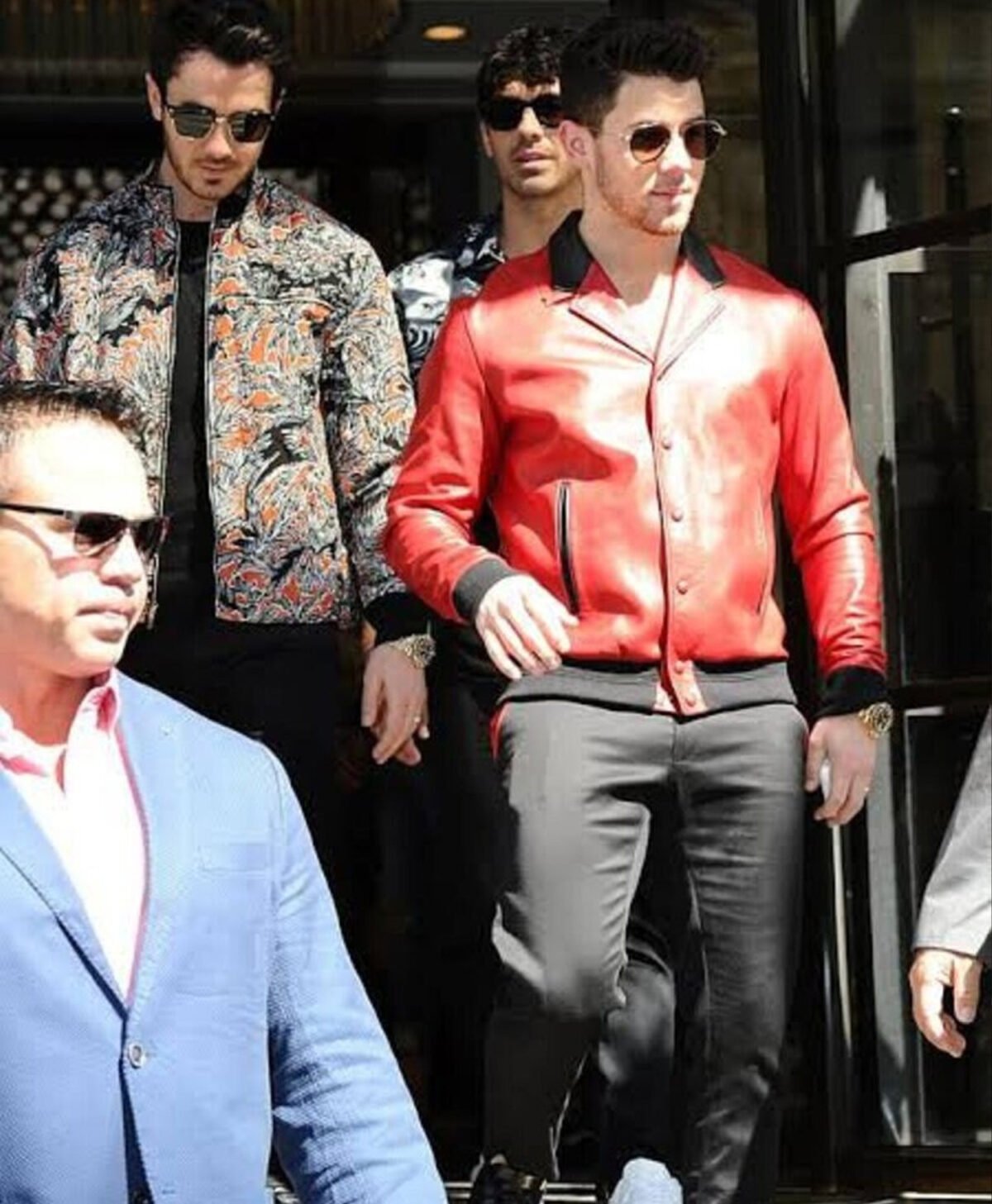 Mens Nick Jonas Red Jacket