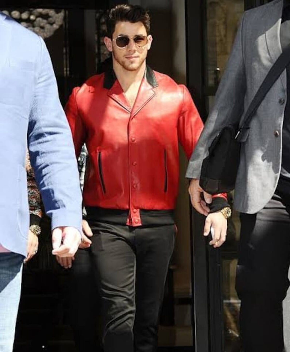 Mens Nick Jonas Red Jacket