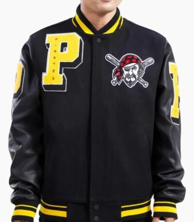Men's Pittsburgh Pirates Logo Varsity Jacket