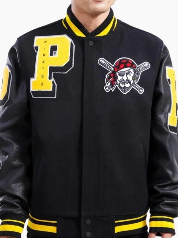 Men's Pittsburgh Pirates Logo Varsity Jacket