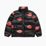 Men's Puffer Akatsuki Black Jacket