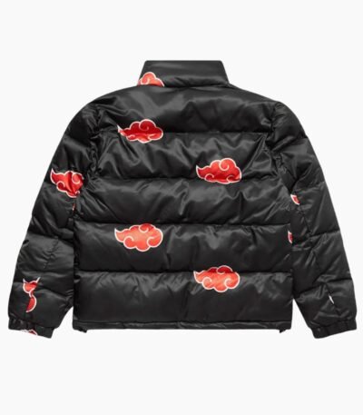 Men's Puffer Akatsuki Black Jacket
