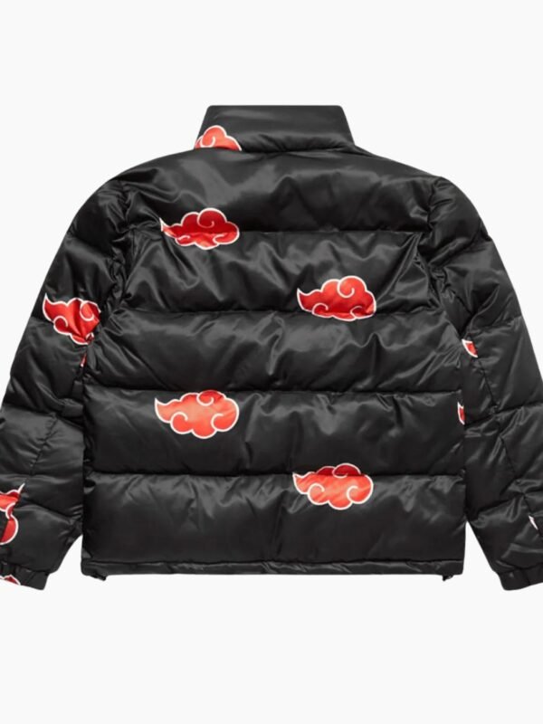 Men's Puffer Akatsuki Black Jacket