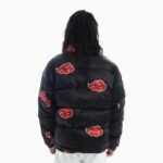 Men's Puffer Akatsuki Black Jacket