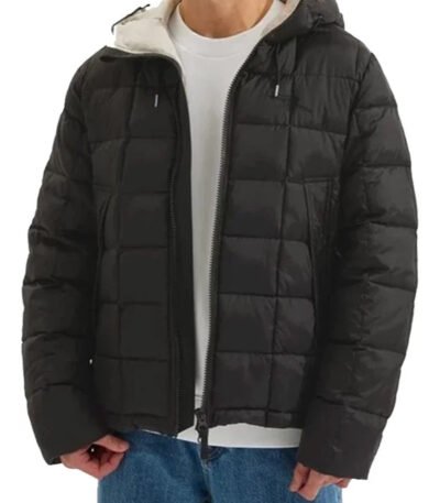Men's Puffer Quilted Hooded Jacket