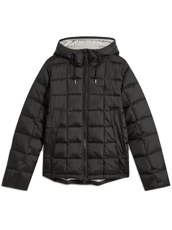 Men's Puffer Quilted Hooded Jacket
