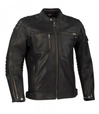 Mens Quilted Leather Moto Jacket