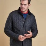 Men's Sports Quilt Jacket Black