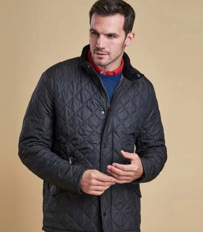 Men's Sports Quilt Jacket Black