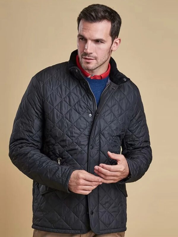Men's Sports Quilt Jacket Black