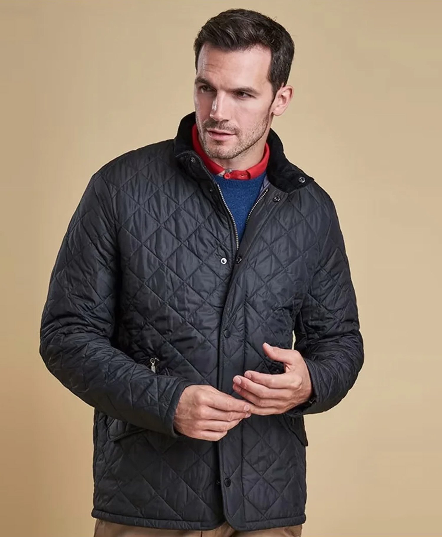 Men's Sports Quilt Jacket Black Men's Sports Quilt Jacket Black