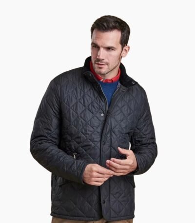 Men's Sports Quilt Jacket Blue