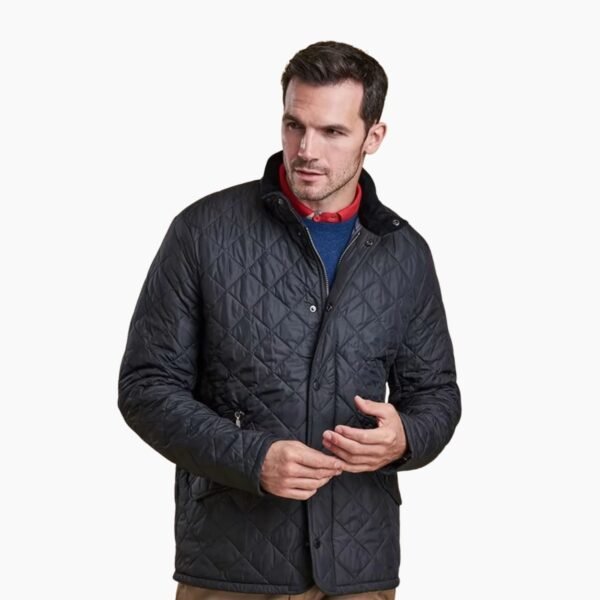 Men's Sports Quilt Jacket Blue