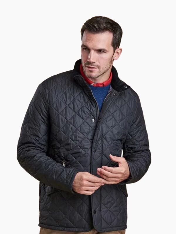 Men's Sports Quilt Jacket Blue
