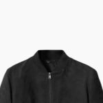 Men's Suede Bomber Leather Jacket