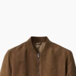 Men's Suede Bomber Leather Jacket