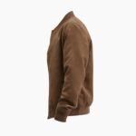 Men's Suede Bomber Leather Jacket