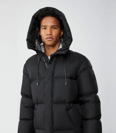 Men's Synthetic Down Coat With Pillow Collar