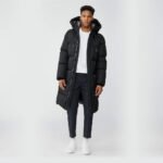 Men's Synthetic Down Coat With Pillow Collar