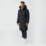 Men's Synthetic Down Coat With Pillow Collar