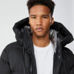 Men's Synthetic Down Coat With Pillow Collar