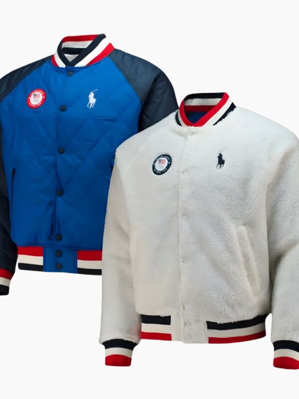 Men's Team USA Reversible Sherpa Jacket