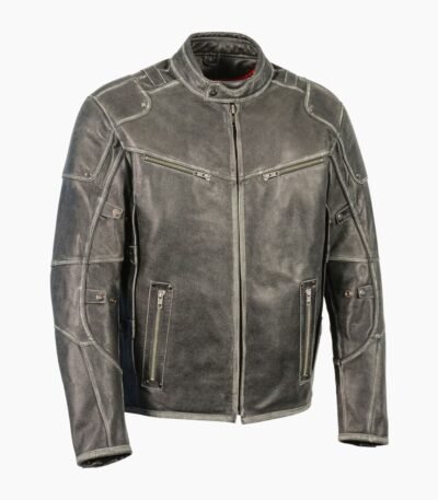 Men's Vintage Distressed Triple Vented Jacket