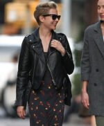 Michelle Williams Black Leather Jacket
