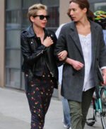 Michelle Williams Black Leather Jacket