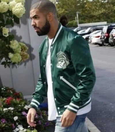 Michigan State Spartans The Legend Full Snap Satin Jacket