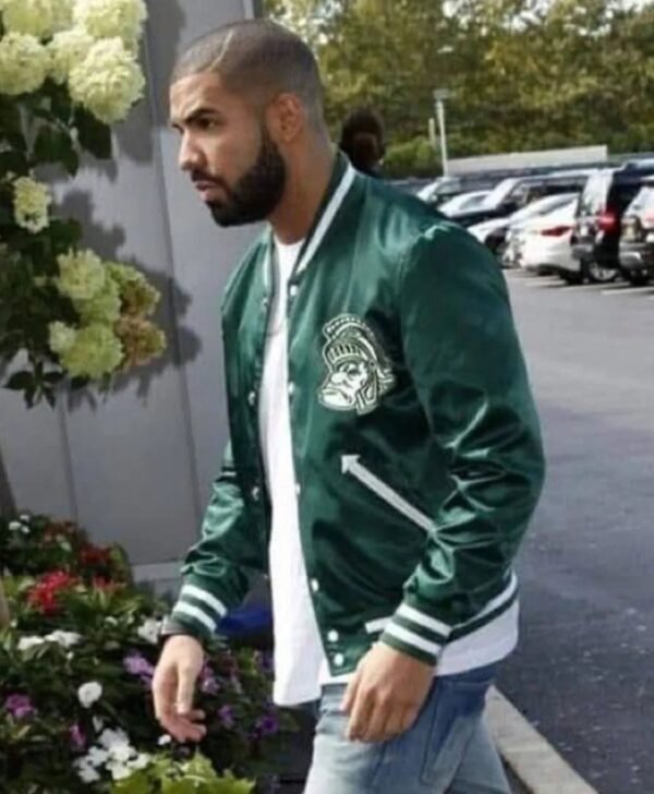 Michigan State Spartans The Legend Full Snap Satin Jacket