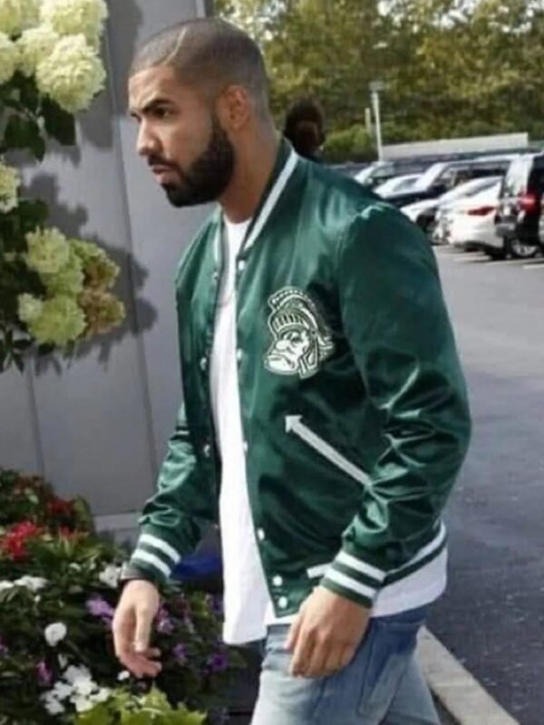 Michigan State Spartans The Legend Full Snap Satin Jacket