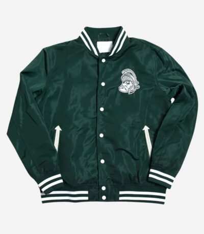Michigan State Spartans The Legend Full Snap Satin Jacket